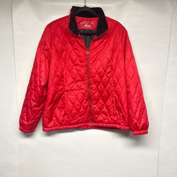 ZeroXposur Jackets & Blazers - ZeroXposur Women's Red Quilted Puffer Jacket